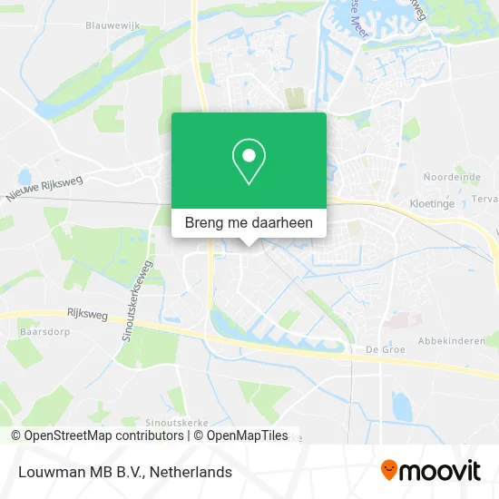 Louwman MB B.V. kaart