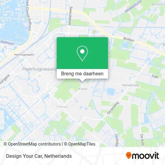 Design Your Car kaart
