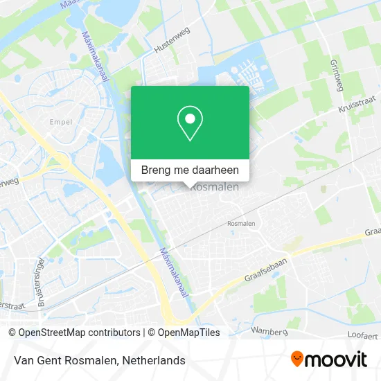 Van Gent Rosmalen kaart