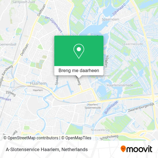 A-Slotenservice Haarlem kaart
