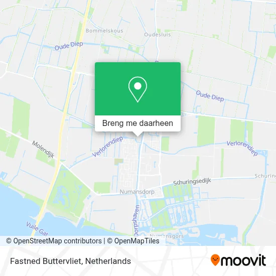 Fastned Buttervliet kaart