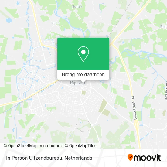 In Person Uitzendbureau kaart
