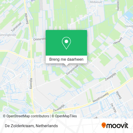 De Zolderkraam kaart