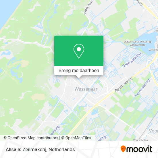 Allsails Zeilmakerij kaart