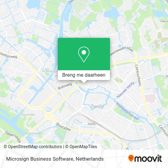 Microsign Business Software kaart