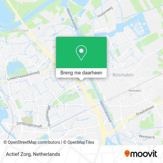 Actief Zorg kaart