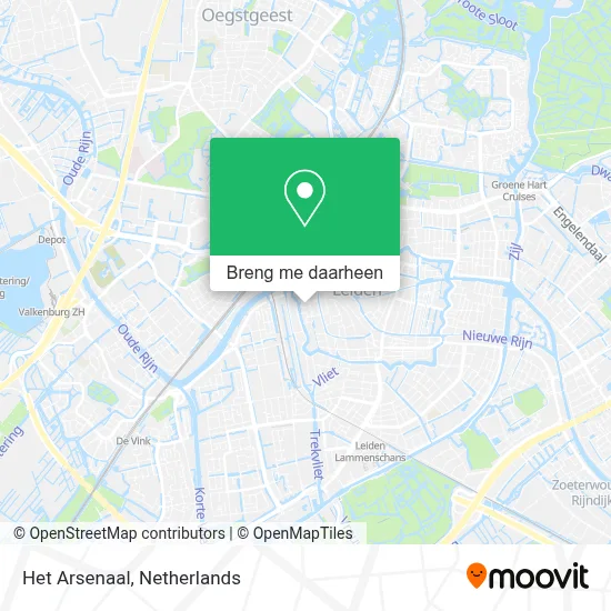 Het Arsenaal kaart