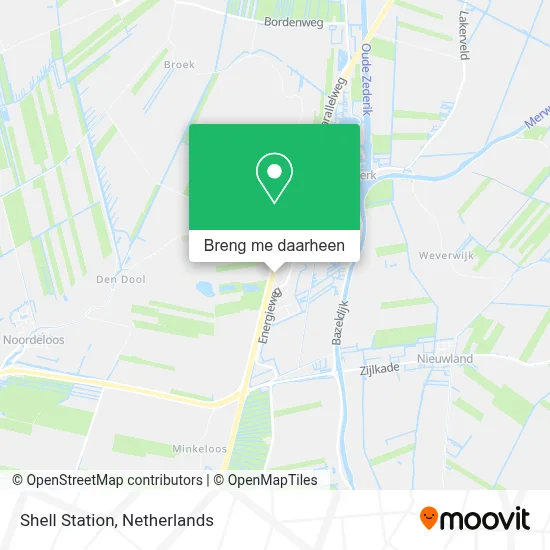 Shell Station kaart