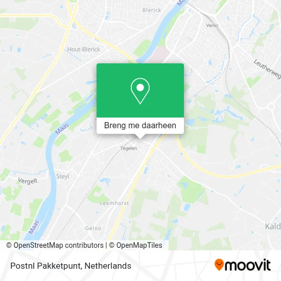 Postnl Pakketpunt kaart