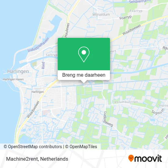 Machine2rent kaart