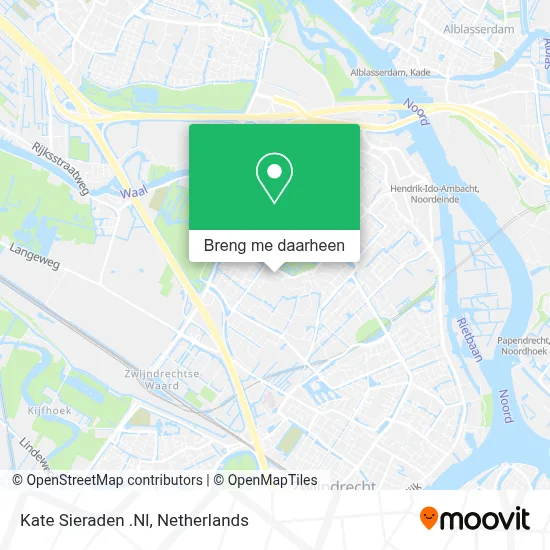 Kate Sieraden .Nl kaart