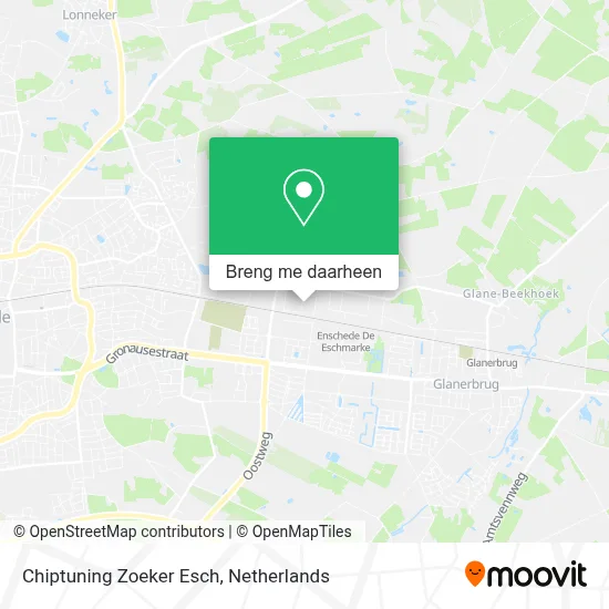 Chiptuning Zoeker Esch kaart
