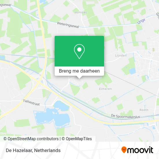 De Hazelaar kaart