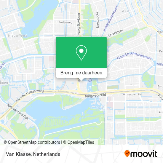 Van Klasse kaart