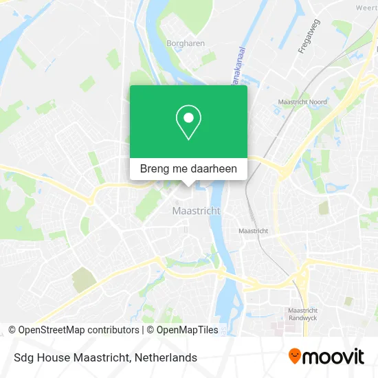 Sdg House Maastricht kaart