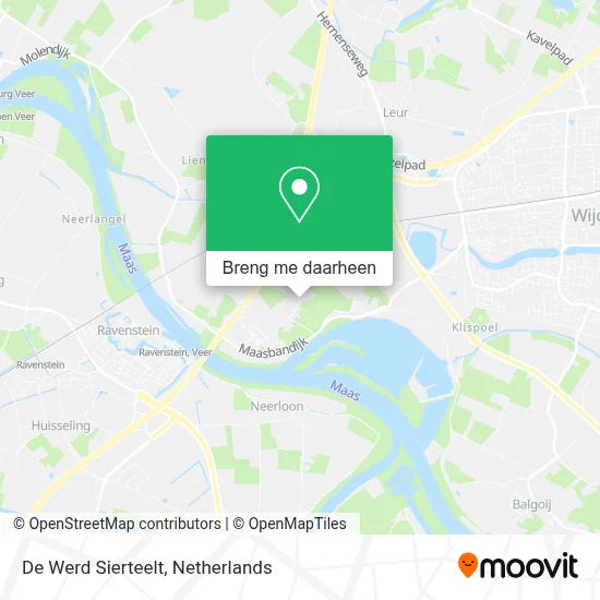 De Werd Sierteelt kaart