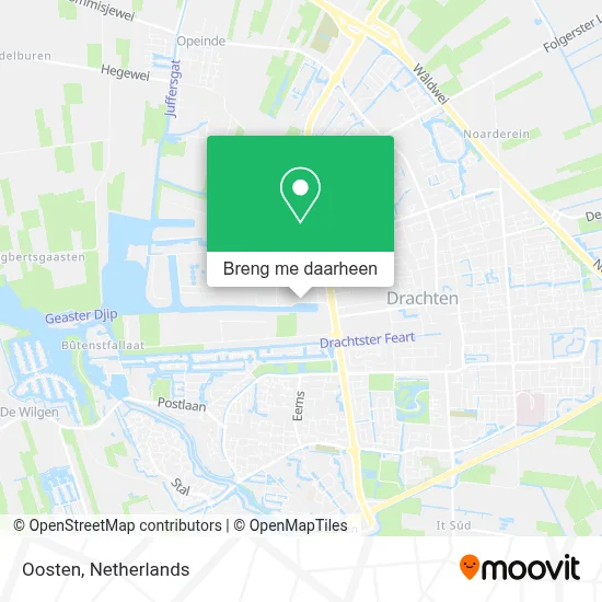 Oosten kaart