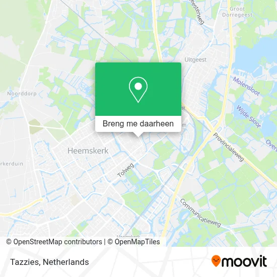 Tazzies kaart