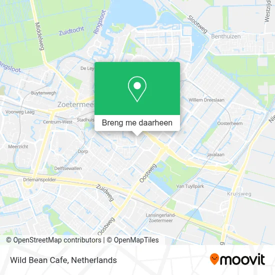 Wild Bean Cafe kaart