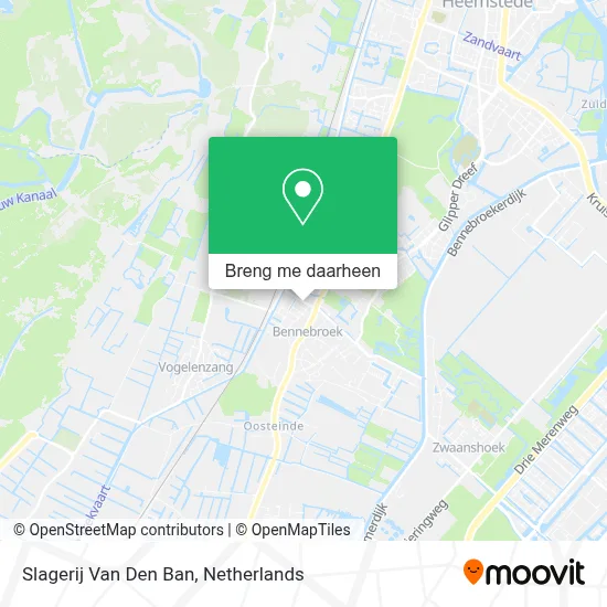 Slagerij Van Den Ban kaart