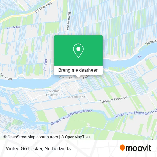 Vinted Go Locker kaart