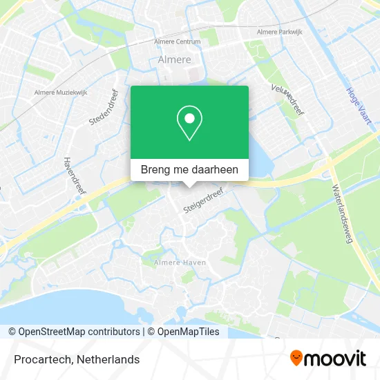 Procartech kaart