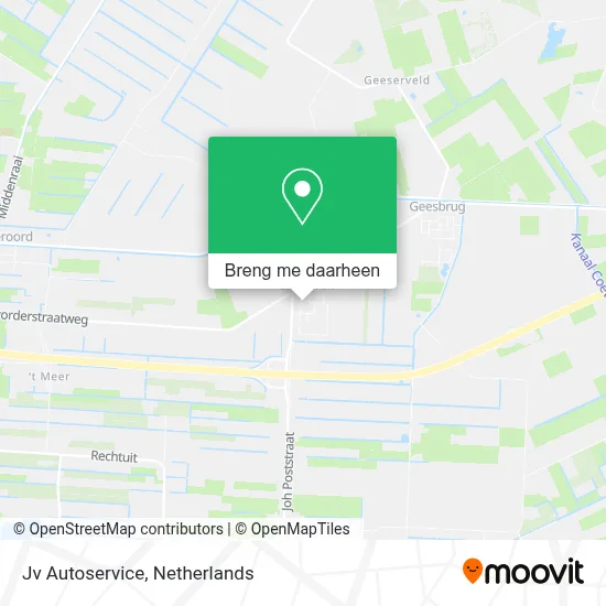Jv Autoservice kaart