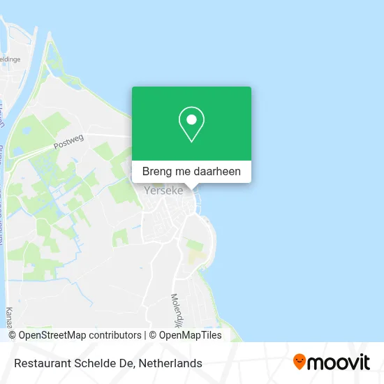 Restaurant Schelde De kaart