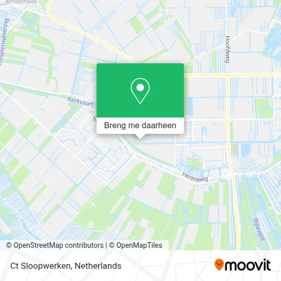 Ct Sloopwerken kaart