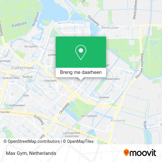 Max Gym kaart