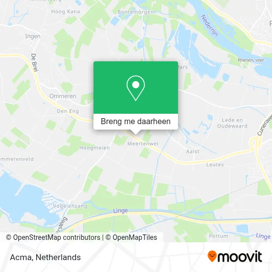 Acma kaart