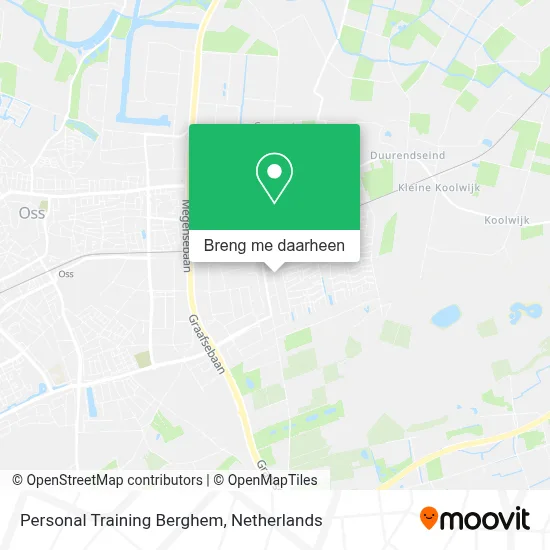 Personal Training Berghem kaart