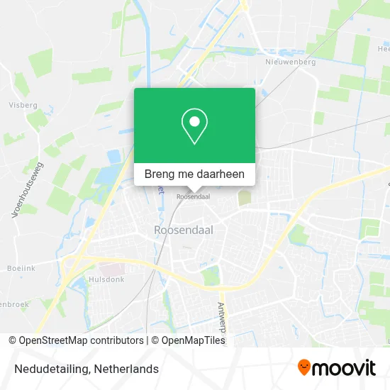 Nedudetailing kaart