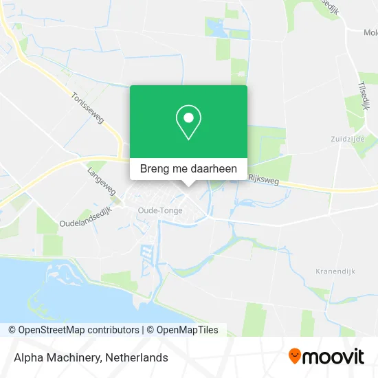 Alpha Machinery kaart
