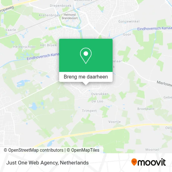 Just One Web Agency kaart