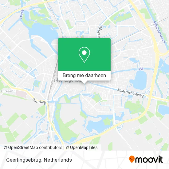 Geerlingsebrug kaart