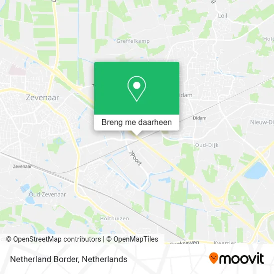 Netherland Border kaart