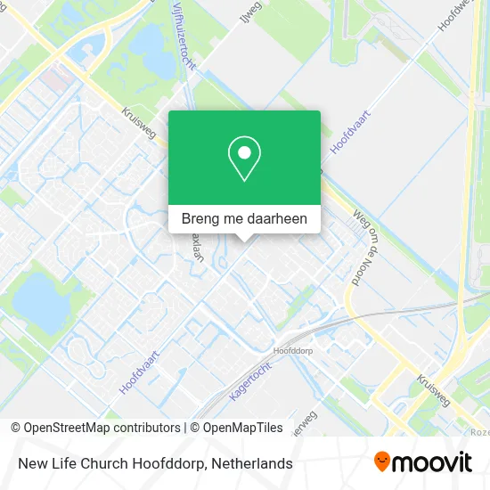 New Life Church Hoofddorp kaart