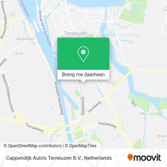Cappendijk Auto's Terneuzen B.V. kaart