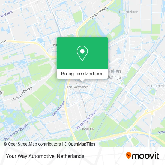 Your Way Automotive kaart