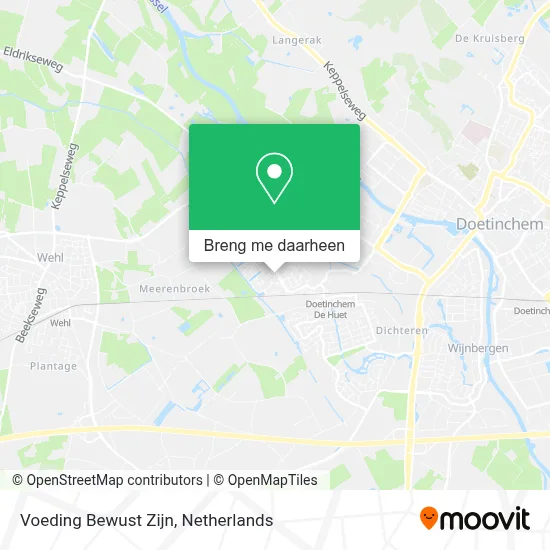 Voeding Bewust Zijn kaart