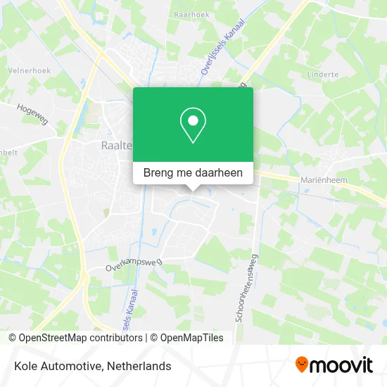 Kole Automotive kaart