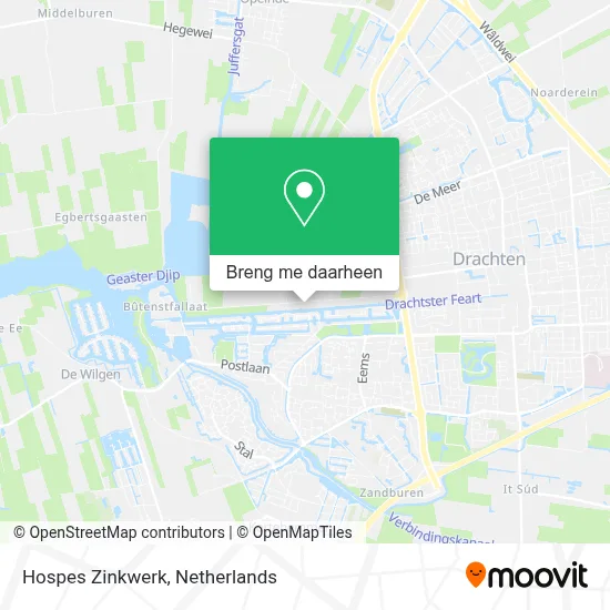Hospes Zinkwerk kaart