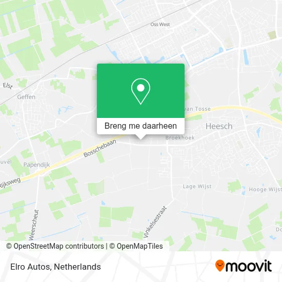 Elro Autos kaart