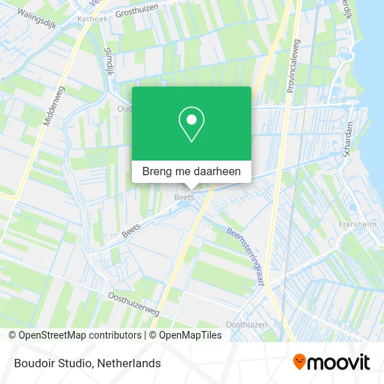 Boudoir Studio kaart
