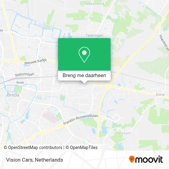 Vision Cars kaart