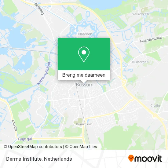 Derma Institute kaart