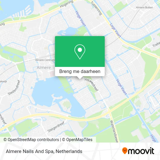 Almere Nails And Spa kaart