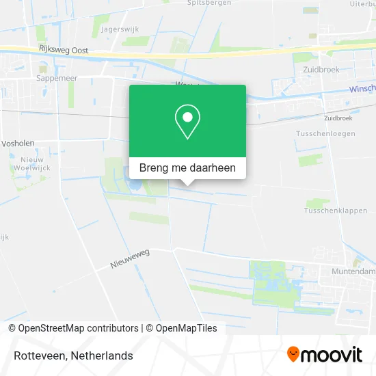 Rotteveen kaart