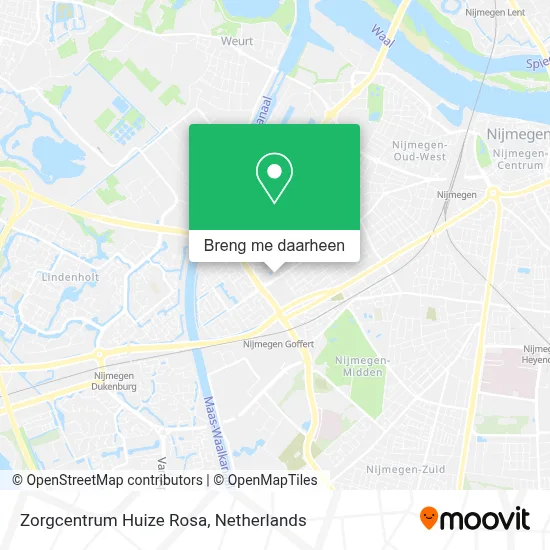 Zorgcentrum Huize Rosa kaart
